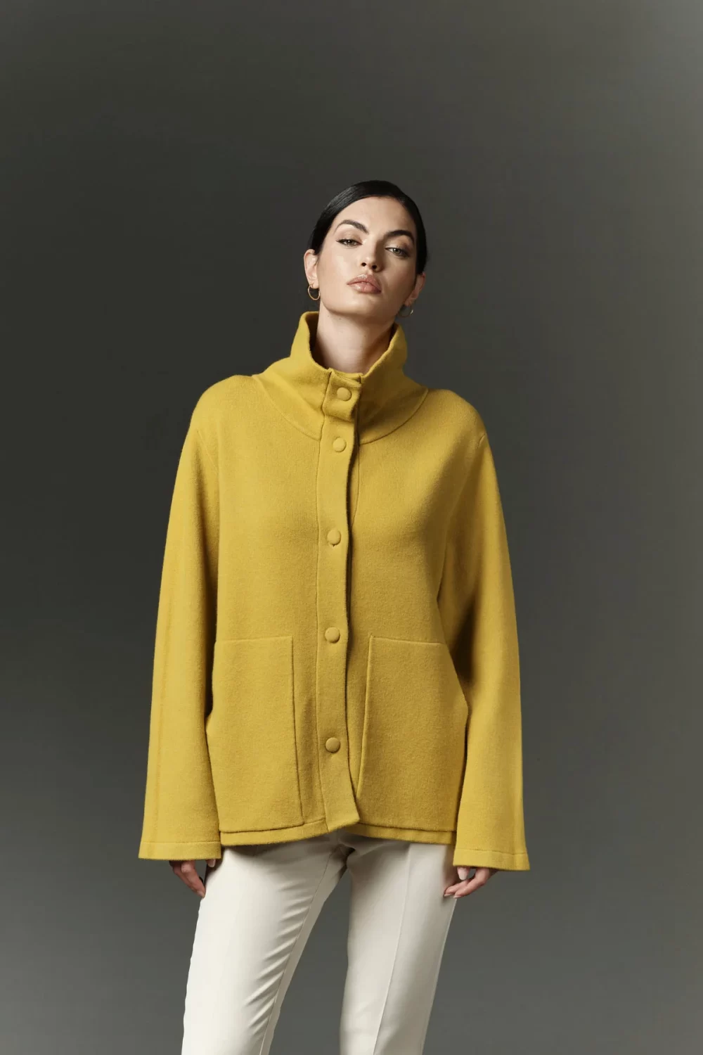 CAPPOTTO IN MAGLIA CON TASCHE FIN 7 - DGF3052