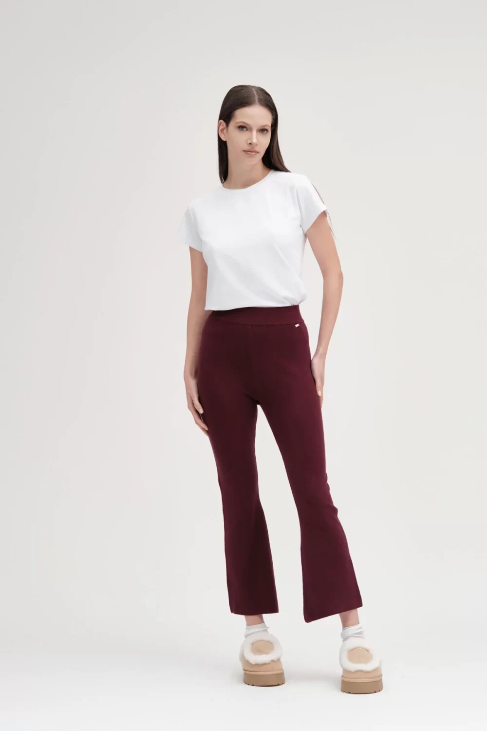 PANTALONE CAPRI ZAMPA FIN.7 VISCOSA – DGF5579