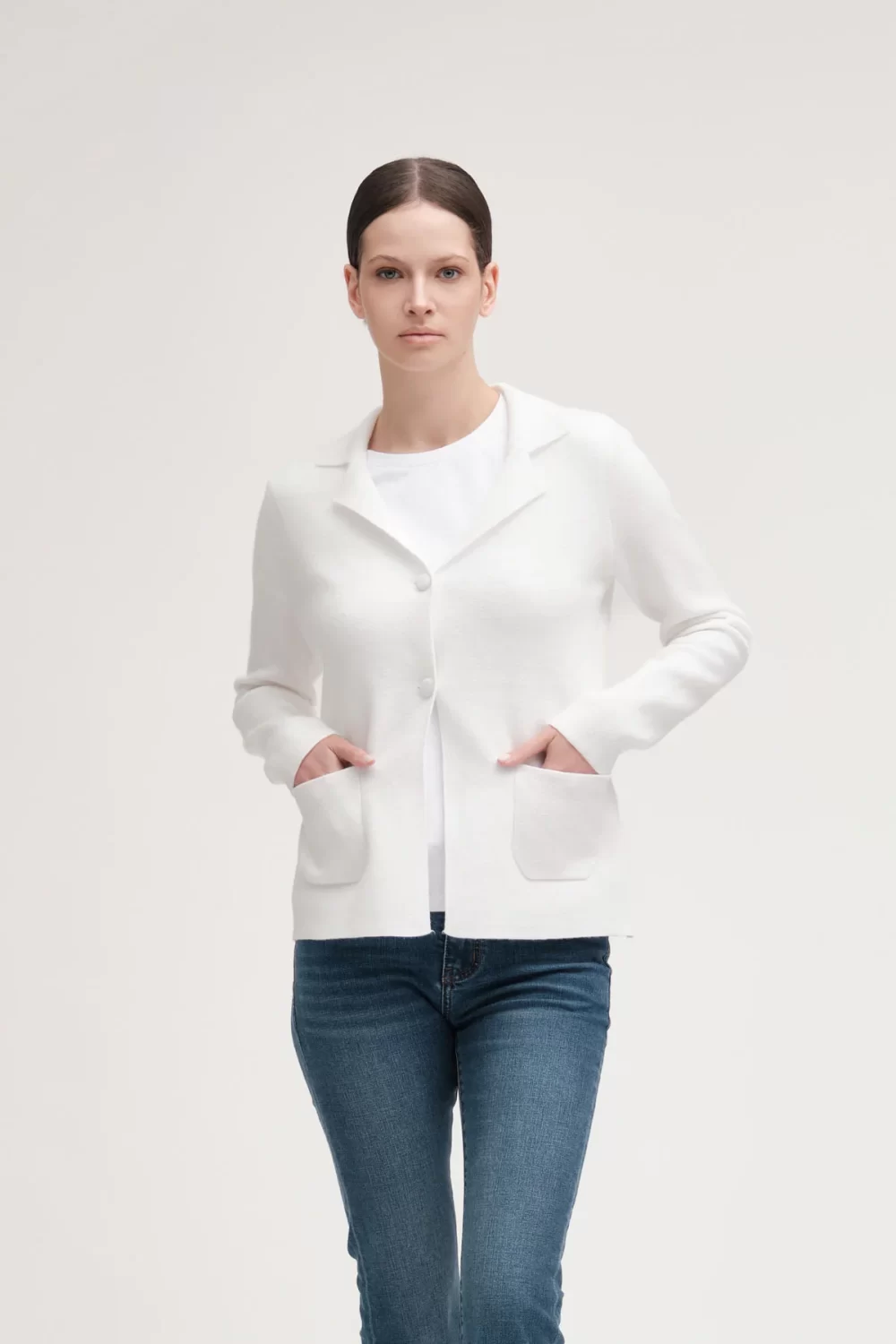 GIACCA DUE BOTTONI FIN.7 VISCOSA – DGF5584