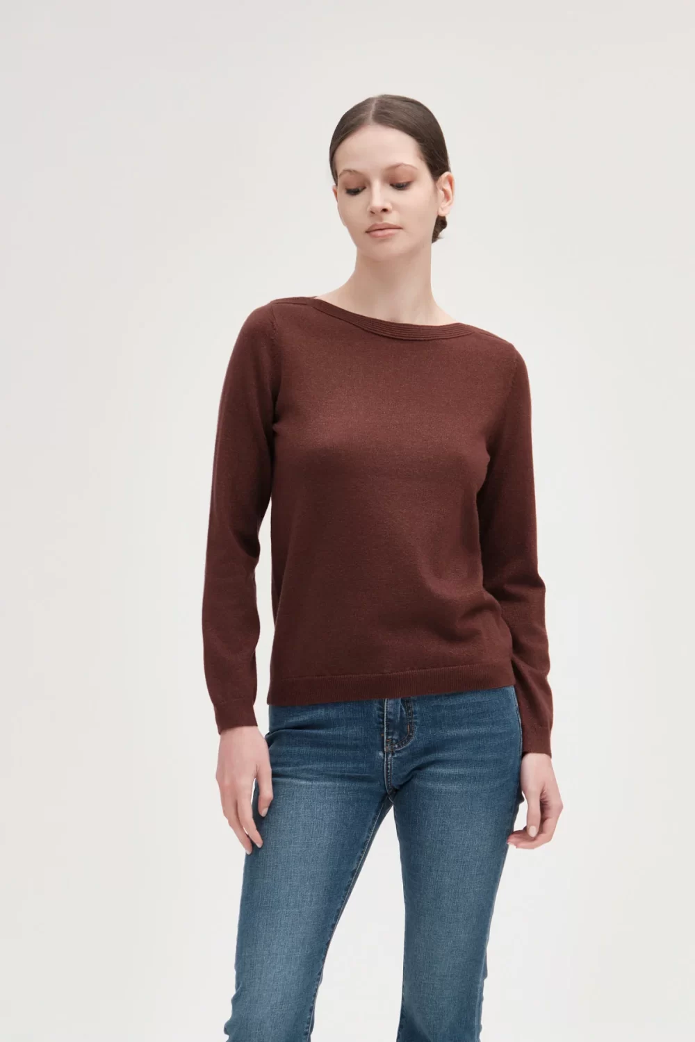 SCOLLO A V BARCA FIN.12 VISCOSA LUREX – DGF5597