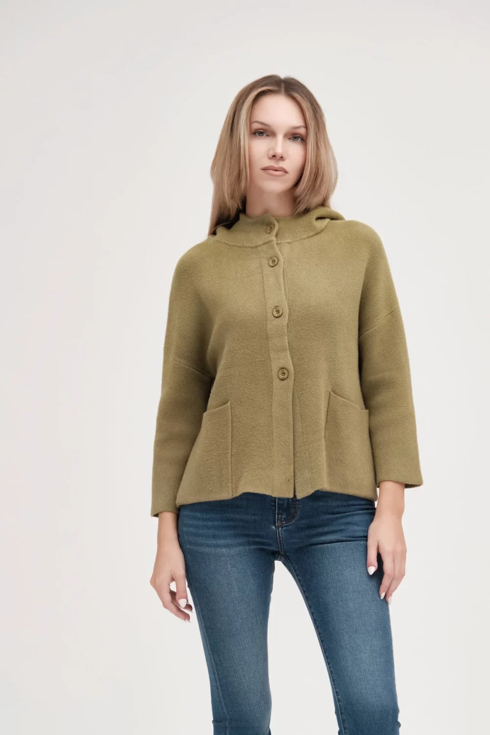 CAPPOTTO CORTO IN MAGLIA FIN.5 VISCOSA – DGF5610