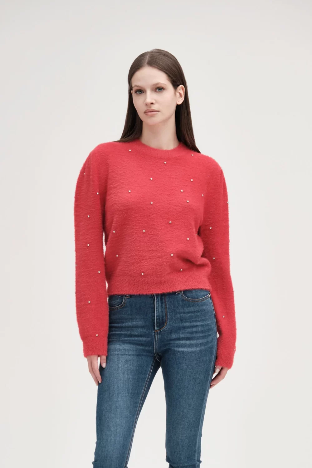 PARICOLLO CON STRASS FIN.7 EFFETTO PELO – DGF5614