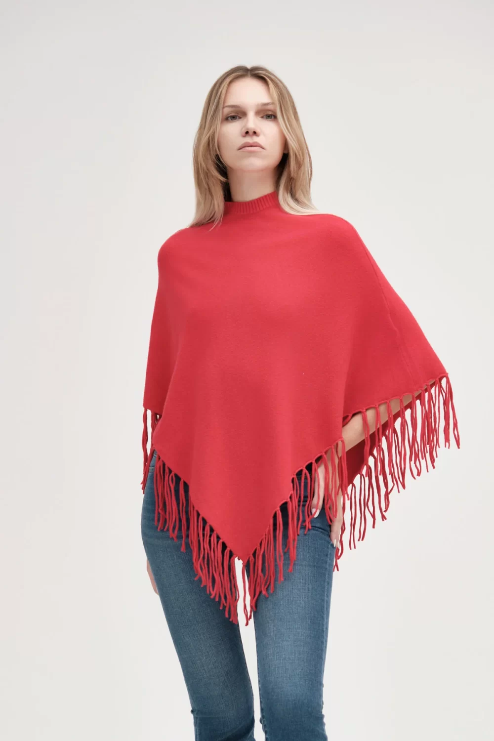 PONCHO CON FRANGE FIN.7 VISCOSA – DGF5651