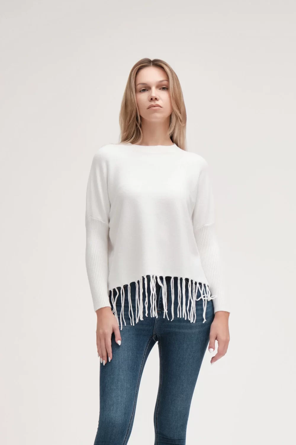 PARICOLLO OVER CON FRANGE FIN.7 VISCOSA – DGF5652