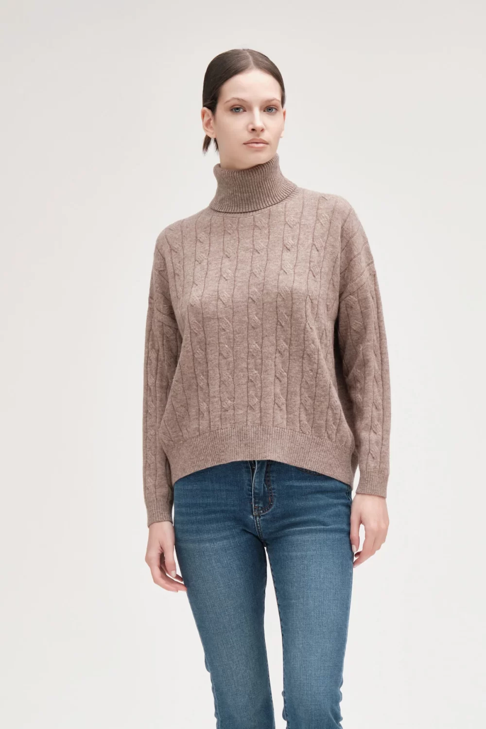 DOLCEVITA OVER TRECCE FIN.12 CASHMERE – DGF5659