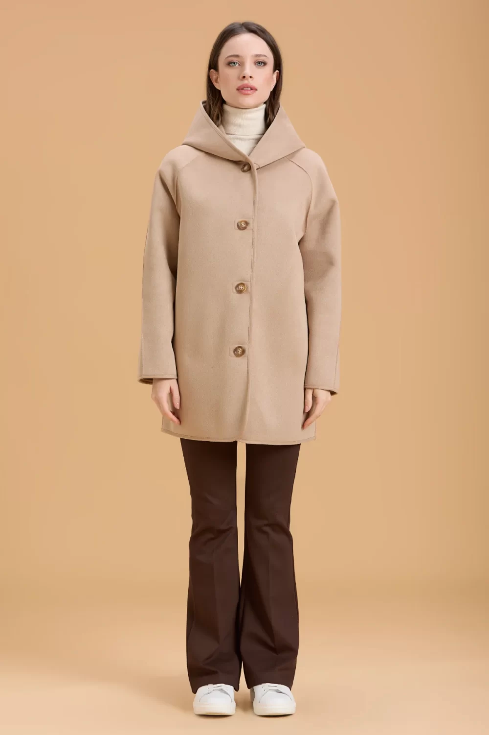 MONTONE LUNGO CON CAPPUCCIO – DGF5512