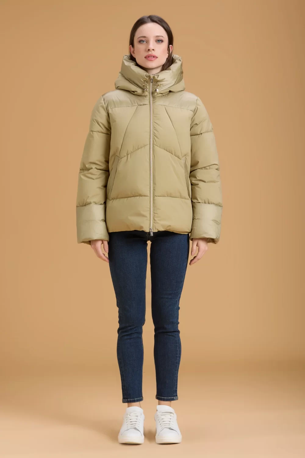 BOMBER CORTO DOPPIO TESSUTO – DGF5530