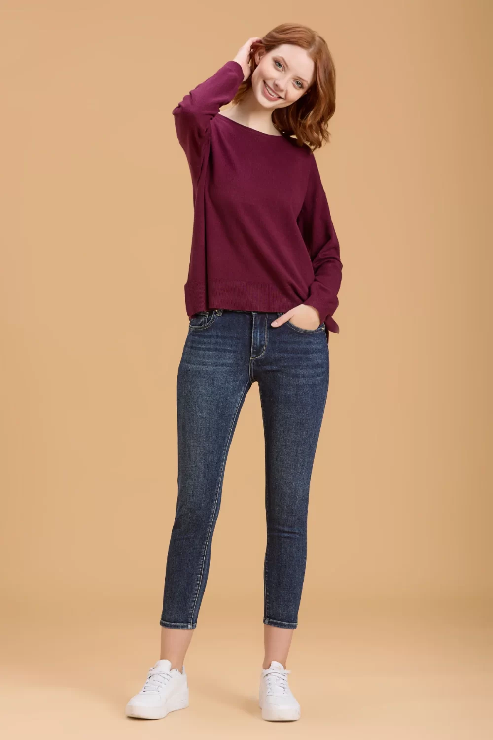 JEANS SKINNY V.ALTA LAV.SCURO – DGF5803
