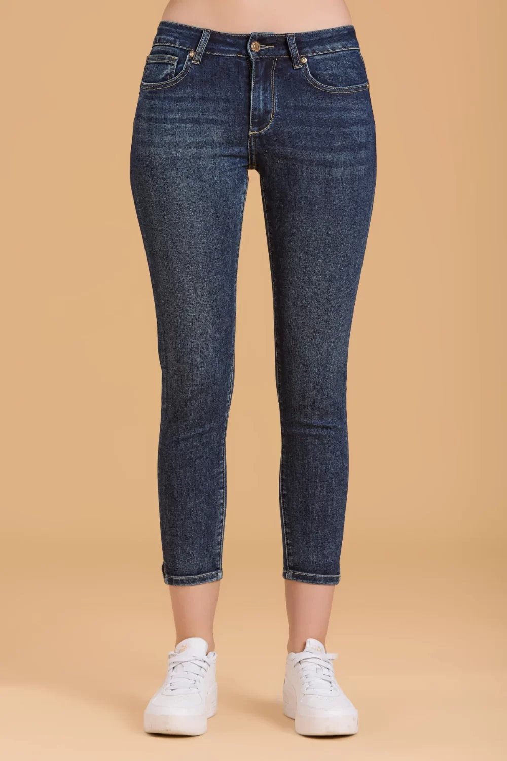 JEANS SKINNY V.ALTA LAV.SCURO – DGF5803