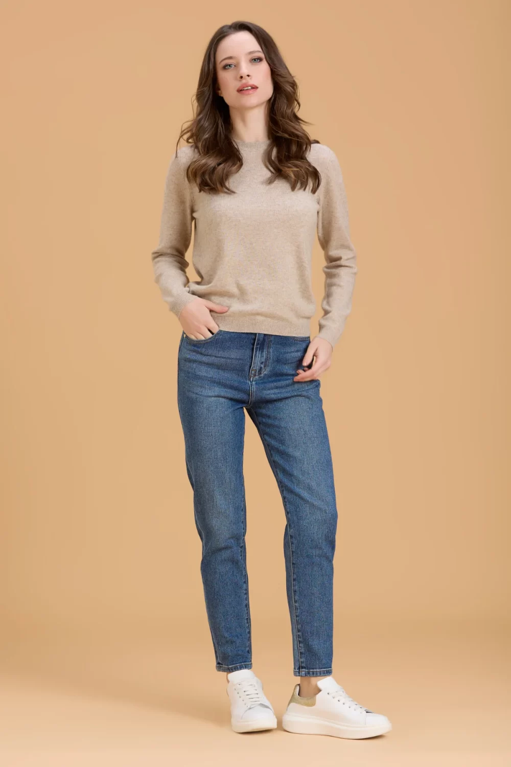 JEANS MOM FIT TEX COMFORT LAV.MEDIO – DGF5806