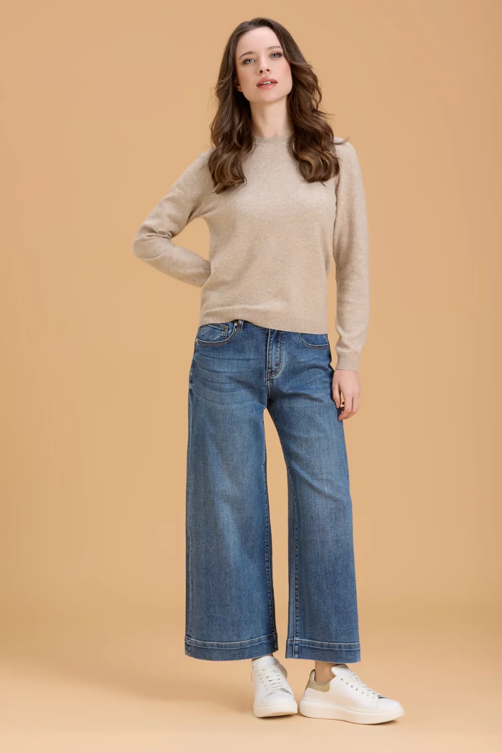 JEANS WIDE LEG LAV.MEDIO – DGF5812