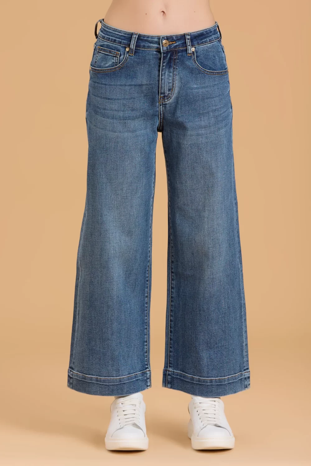 JEANS WIDE LEG LAV.MEDIO – DGF5812