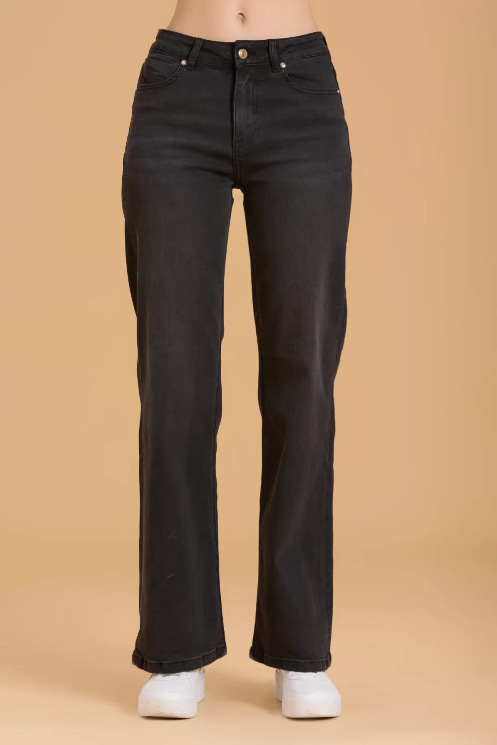 JEANS FLARE A PALAZZO BLACK – DGF5821