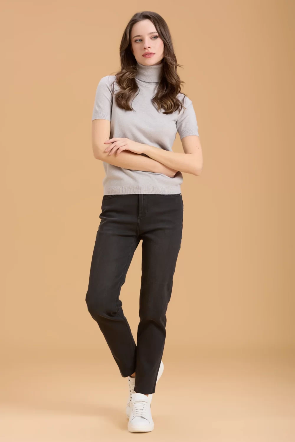 JEANS MOM FIT SFILACCIATO BLACK – DGF5823