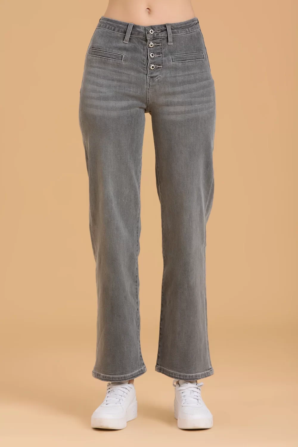 JEANS WIDE LEG BOTT.GIOIELLO GREY – DGF5828