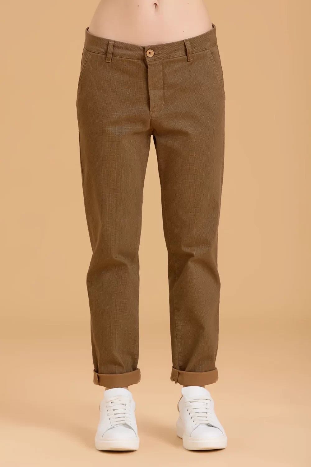 PANTALONE AURORA T.A. MICROFANTASIA GABARDINA – DGF6001