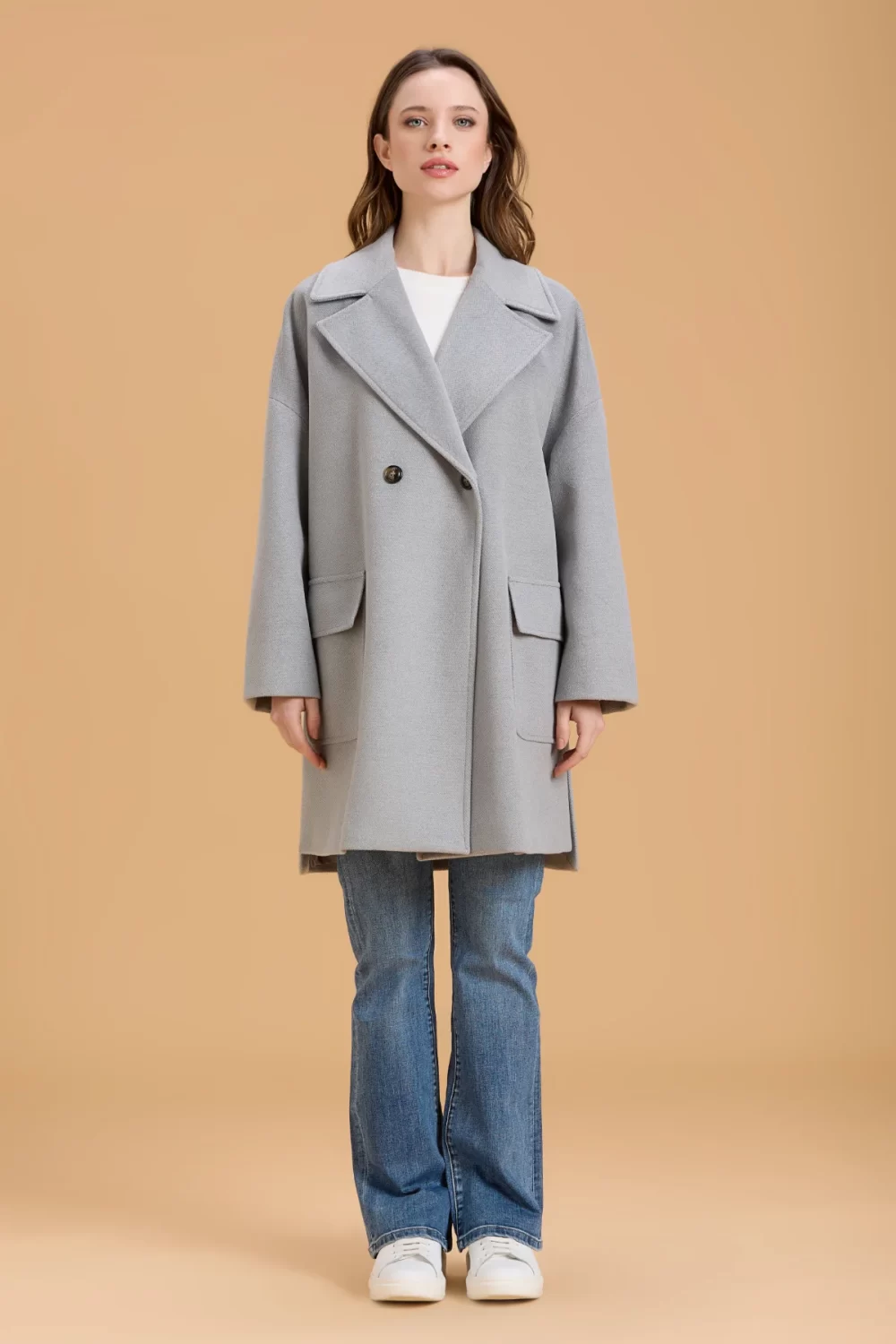 CAPPOTTO LUNGO DOPPIOPETTO CON SPACCHETTI CDH – DGF6061