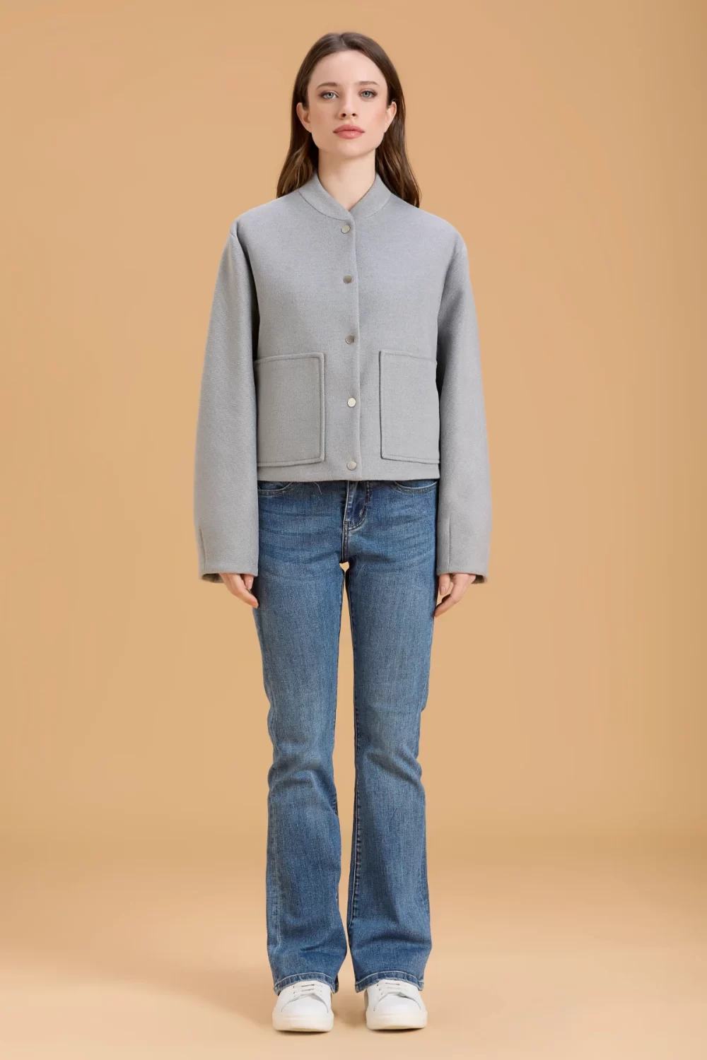 CAPPOTTO CROPPED CON CLIP CDH – DGF6082