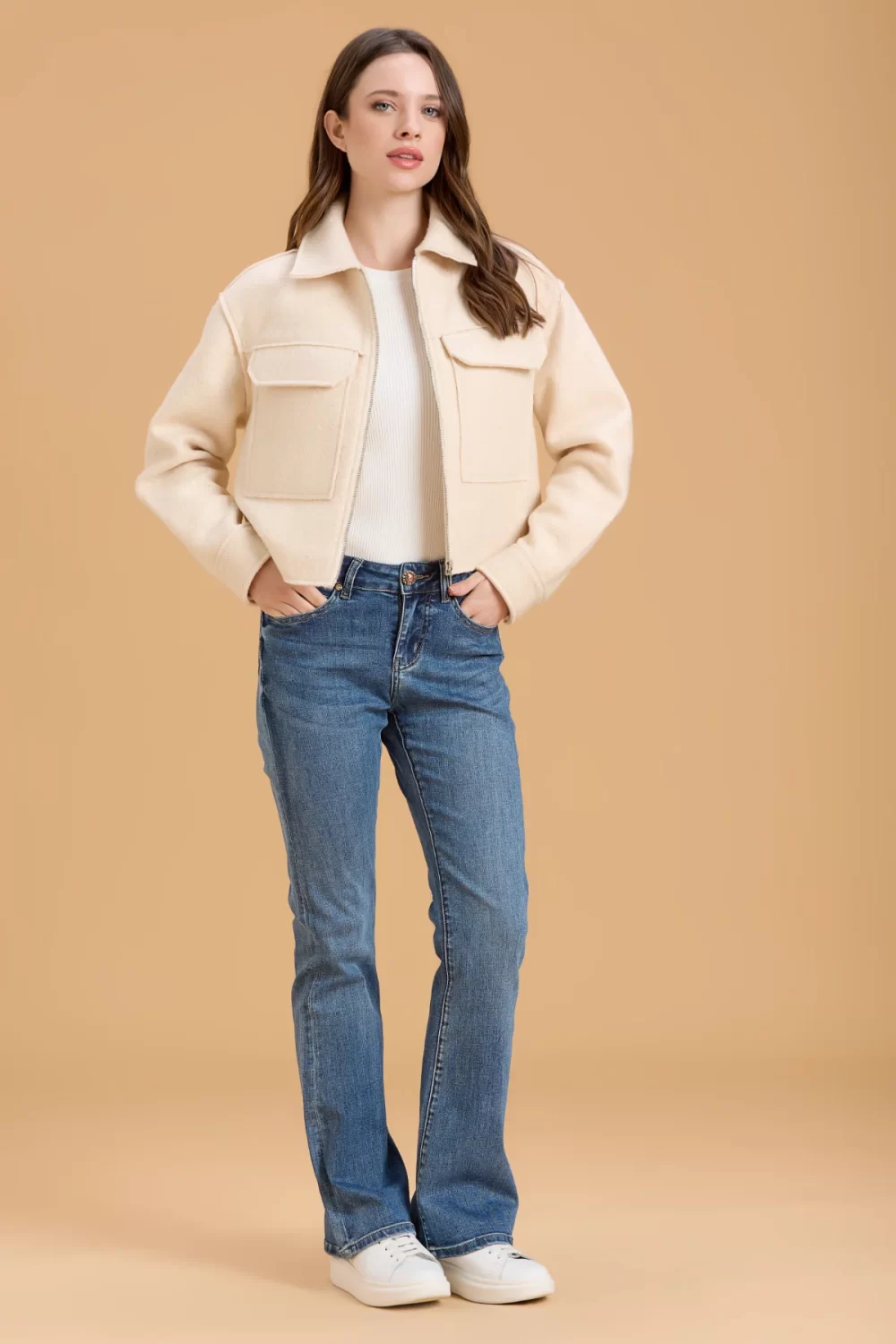 CAPPOTTO CROPPED CON TASCONI CLY001 – DGF6083