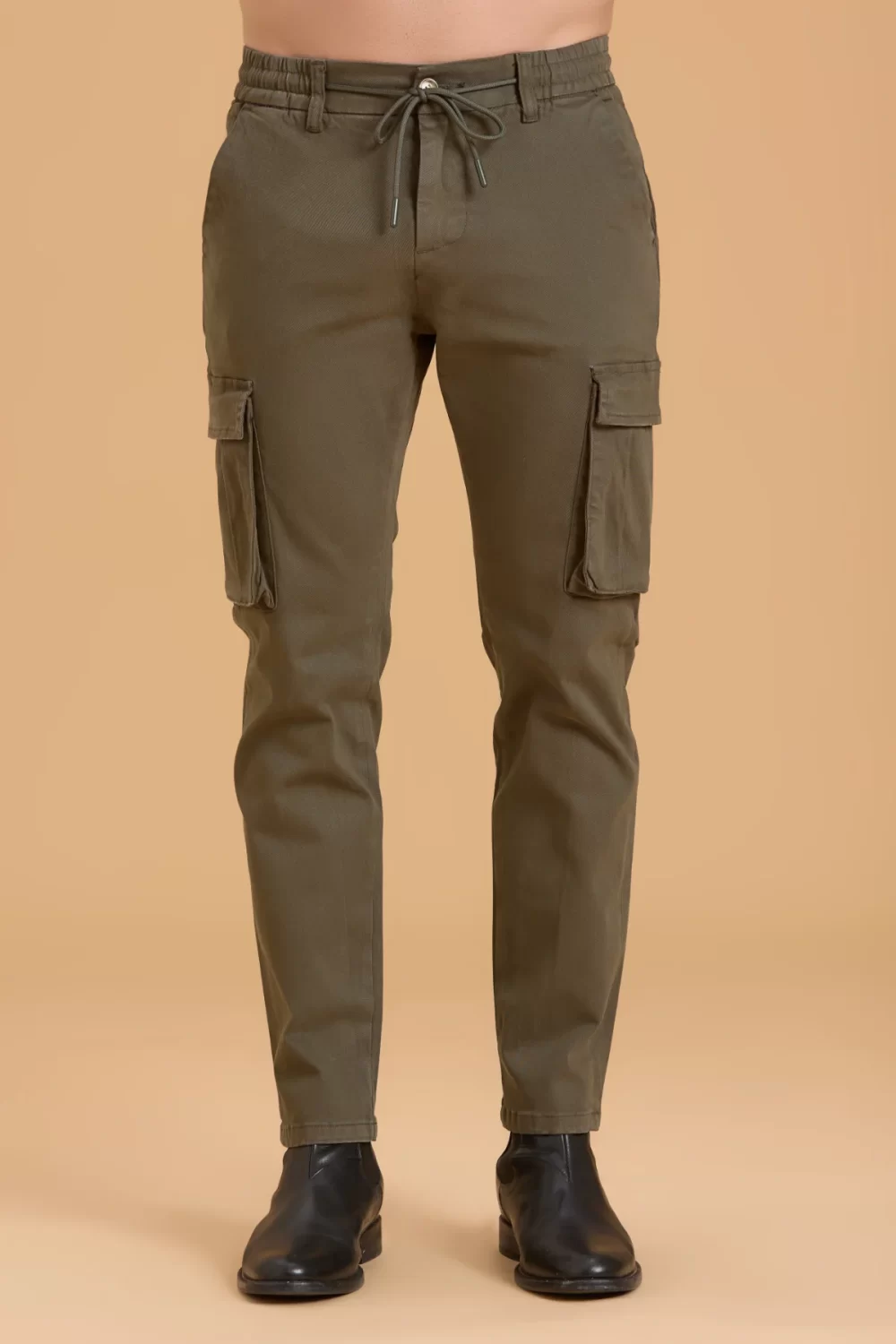 PANTALACCIO CON TASCONI GABARDINA – UGF3752