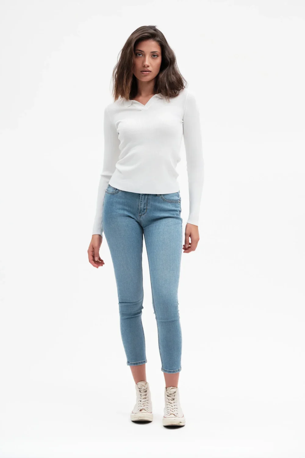 JEANS SKINNY V. BASSA LAV CHIARO – DGP7500