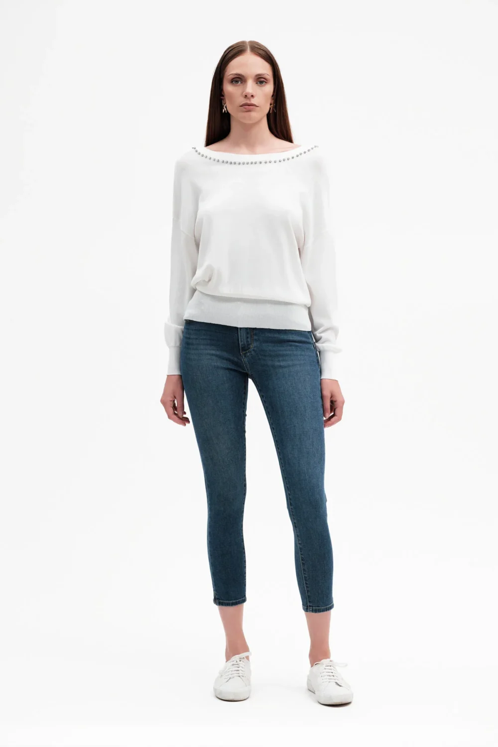 JEANS SKINNY V. BASSA CON SPACCHETTI LAV MEDIO – DGP7502