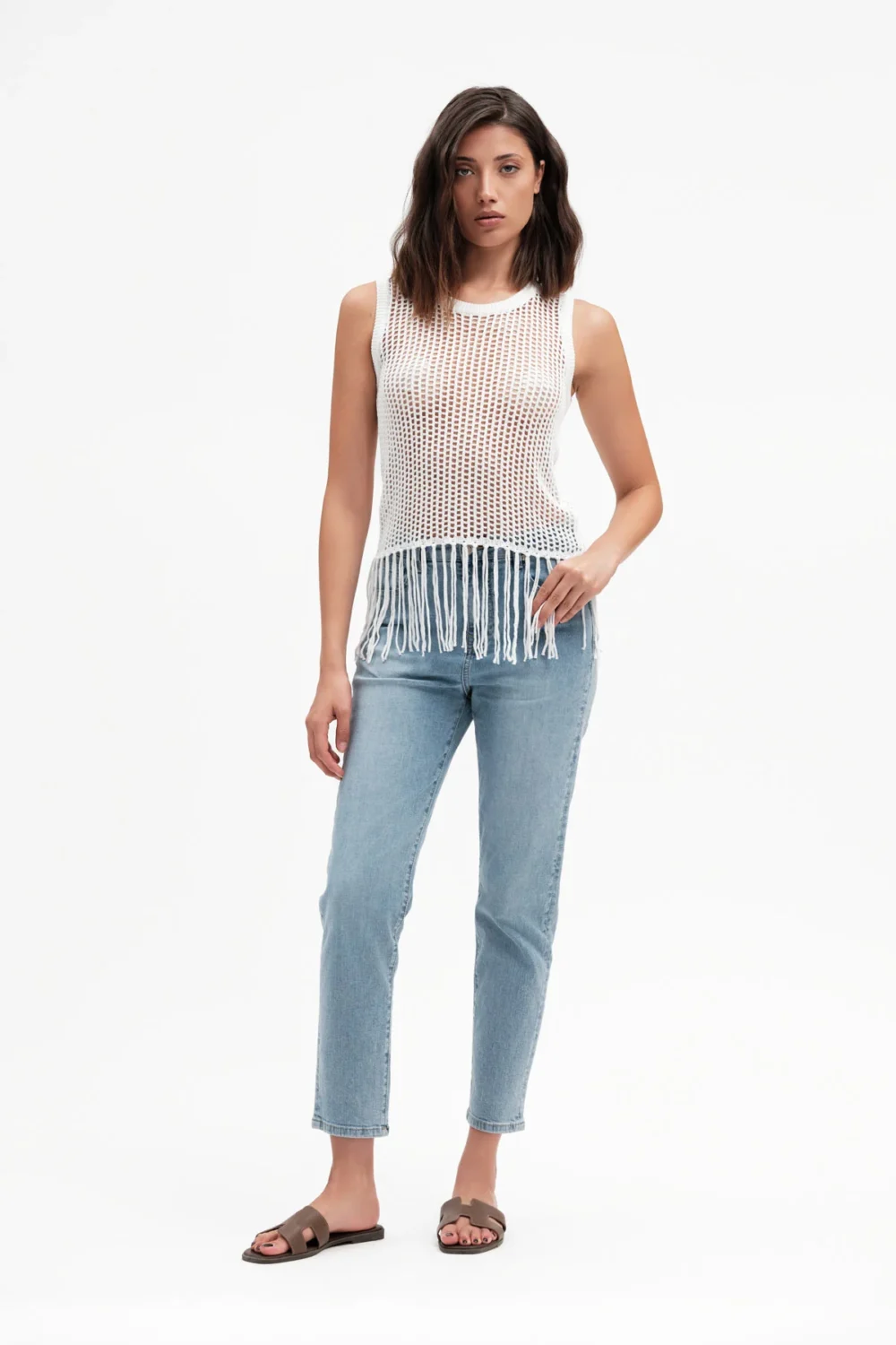 JEANS MOM LAV CHIARO TEX COMFORT – DGP7503