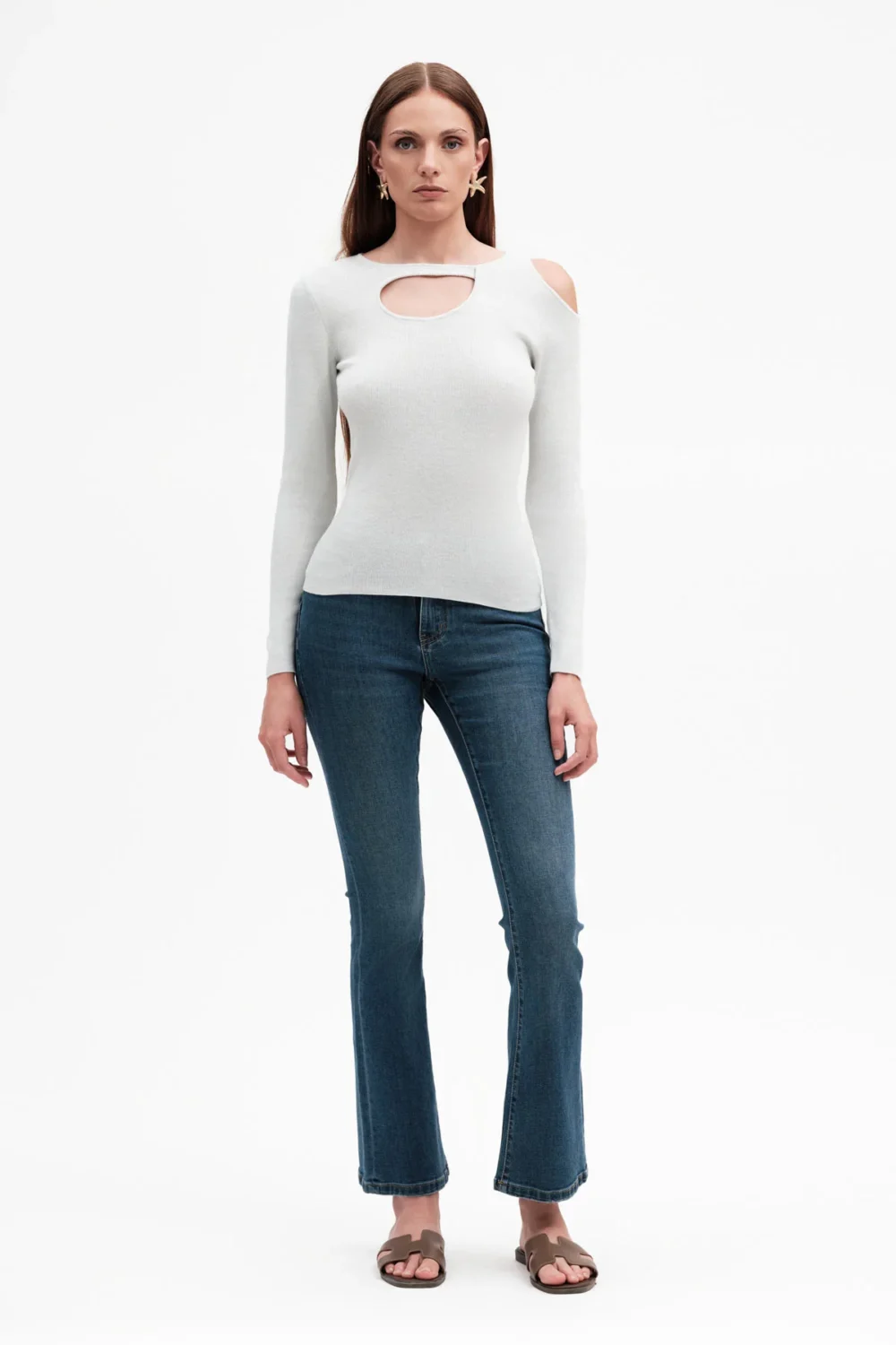 JEANS FLARE ZAMPA LAV MEDIO – DGP7506