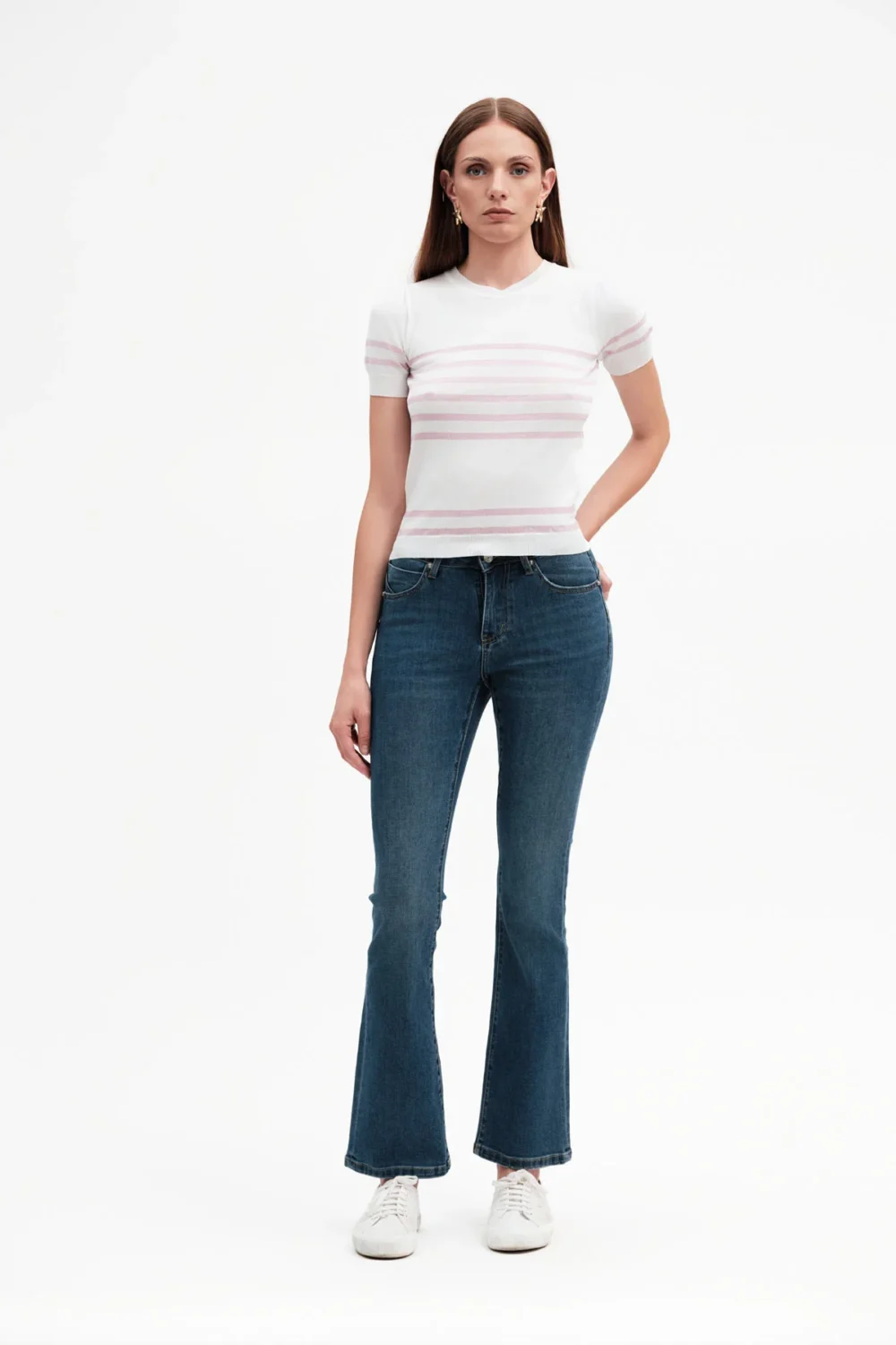 JEANS FLARE ZAMPA LAV MEDIO – DGP7506