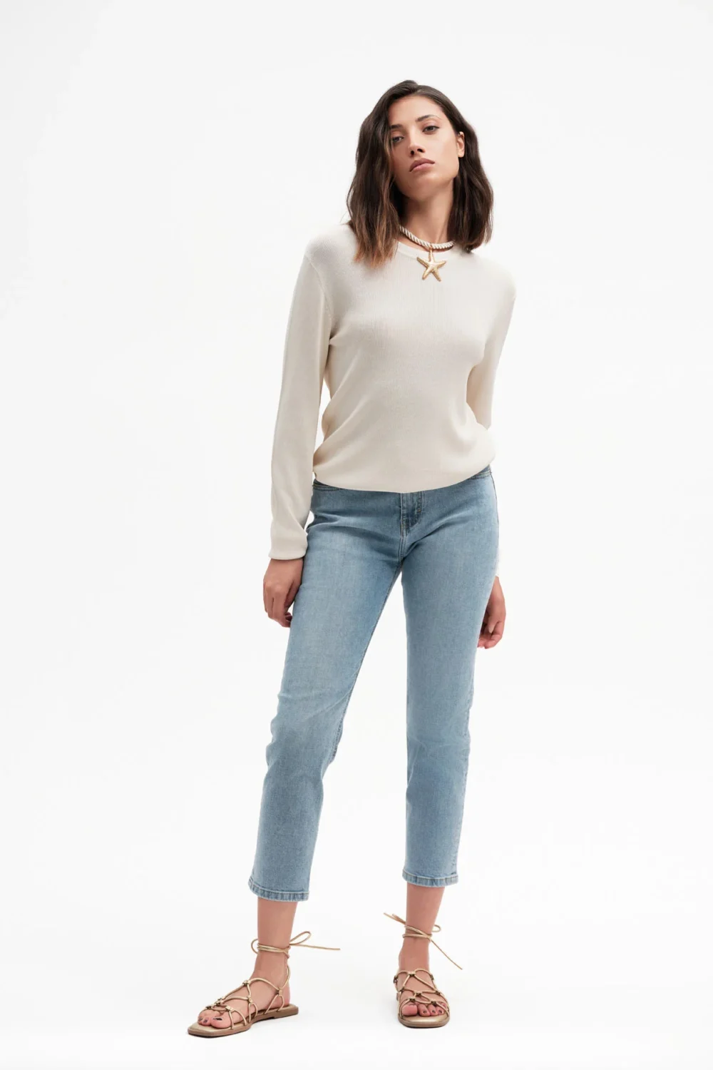 JEANS LOOSE LAV CHIARO TEX COMFORT – DGP7513