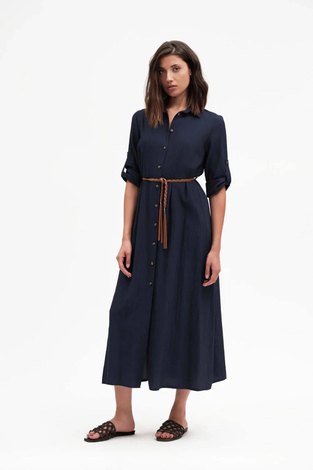 ABITO LUNGO EGADI CON CINTA – DGP7862