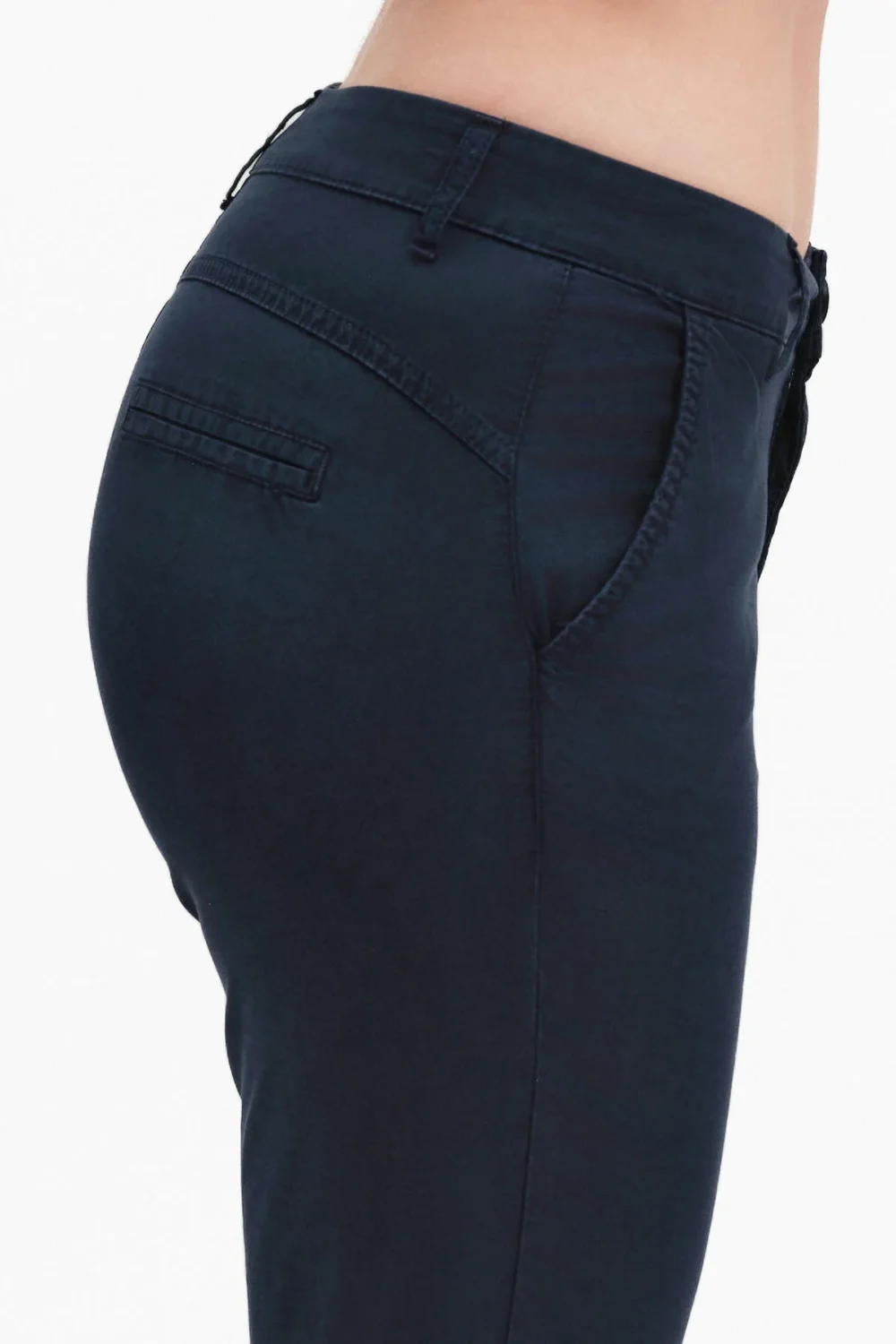 PANTALONE AURORA TA TINTA UNITA GABARDINA – DGP7900