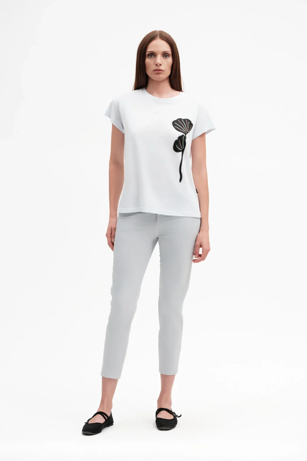 PANTALONE CAPRI CON PUSH UP RASO – DGP7906