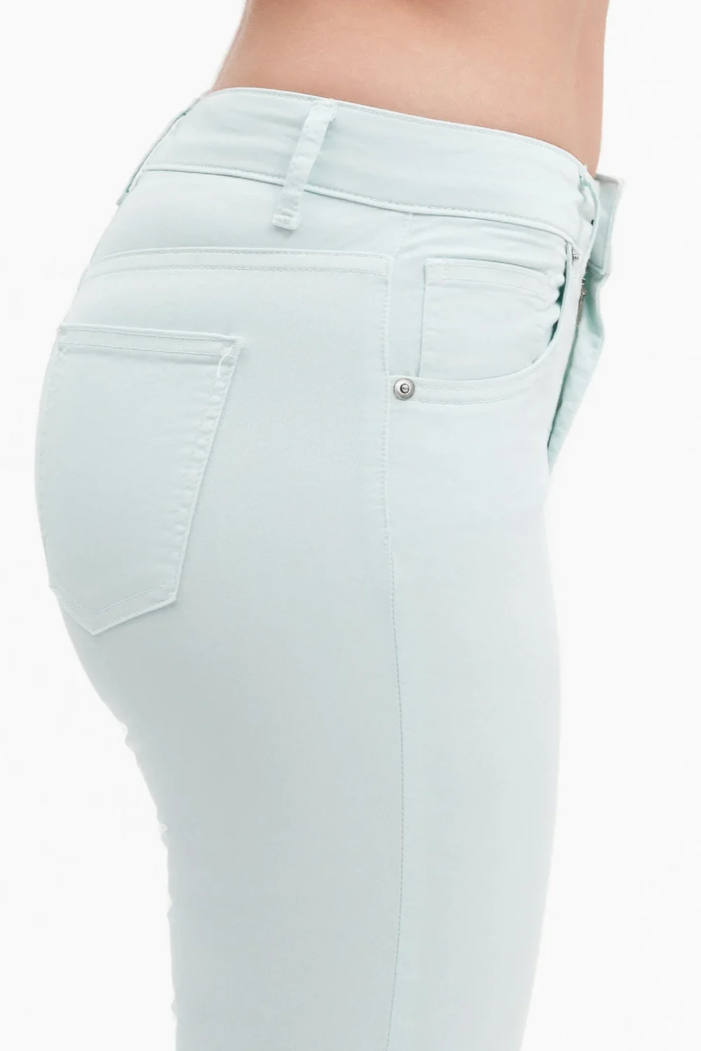 PANTALONE A TROMBETTA SFILACCIATO GABARDINA – DGP7911