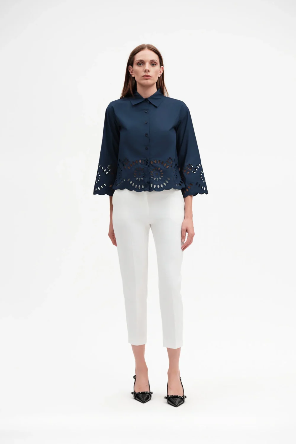 CAMICIA POPELINE MANICA 3/4 – DGP8032