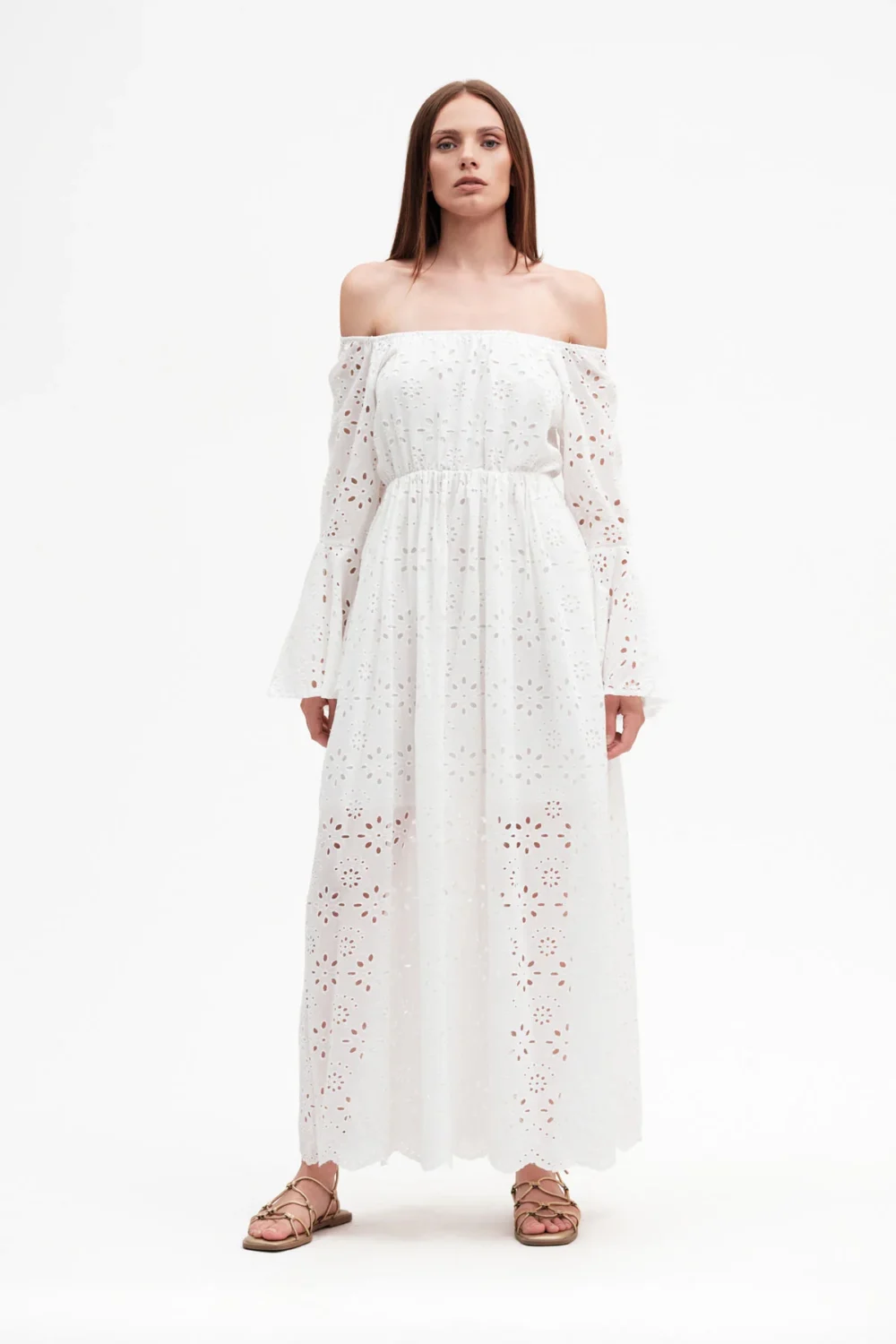 ABITO LUNGO MANICA 3/4 PIZZO SANGALLO – DGP8002