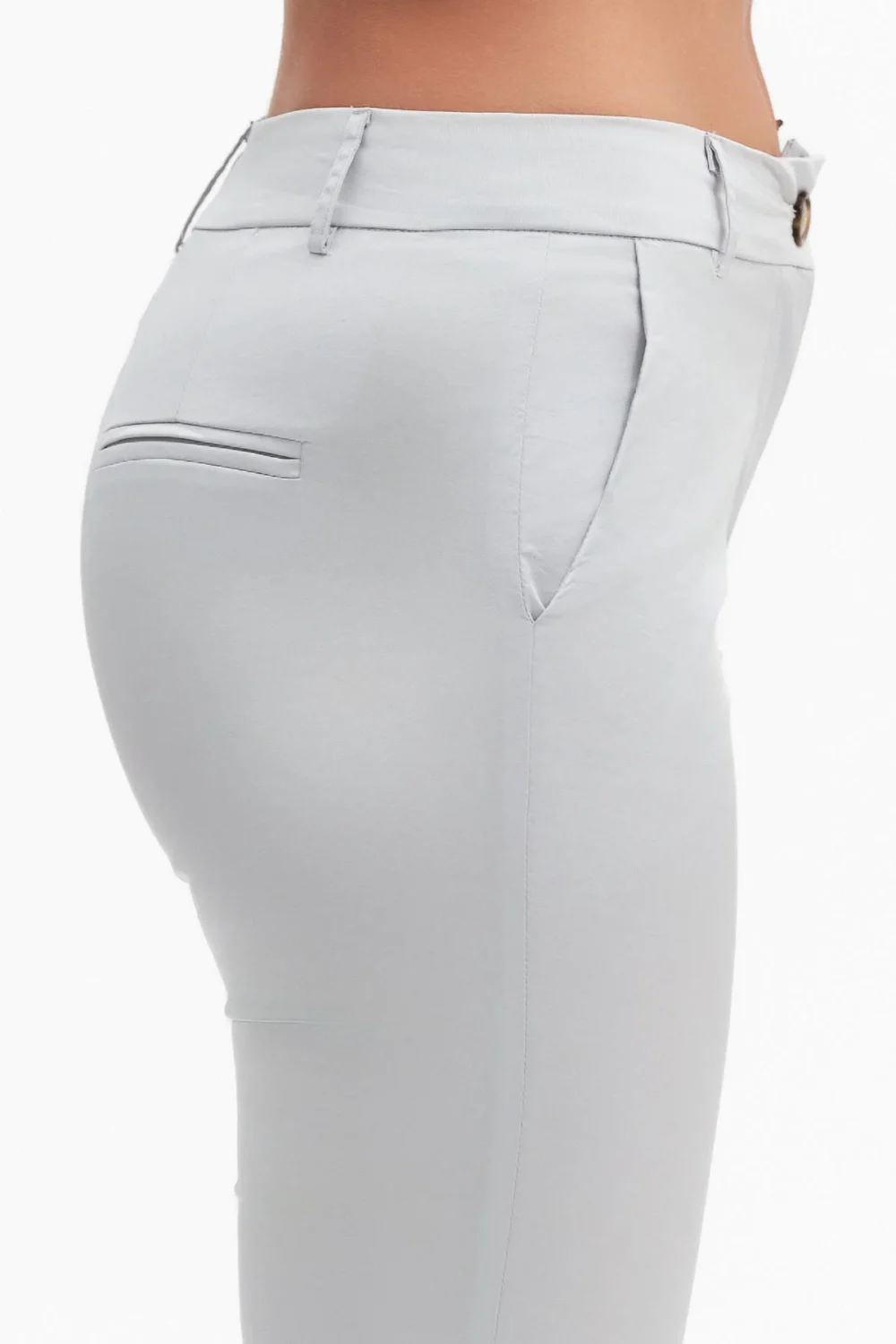 PANTALONE CAPRI CON SPACCHETTI COTONE NYLON – DGP8052