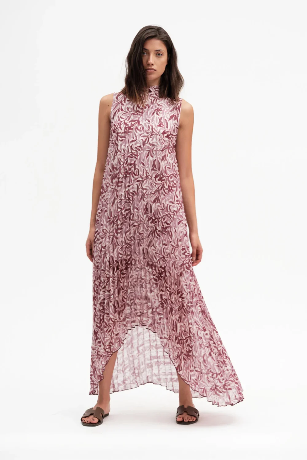 ABITO LUNGO PLISSE’ GEORGETTE – DGP8100