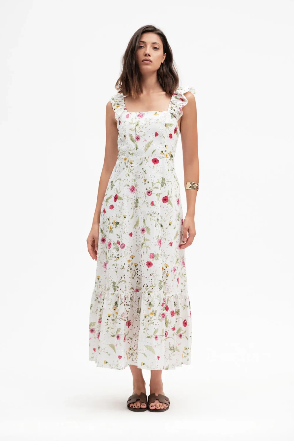 ABITO LUNGO BRET ROUGE PIZ SG FANT FIORI – DGP8108