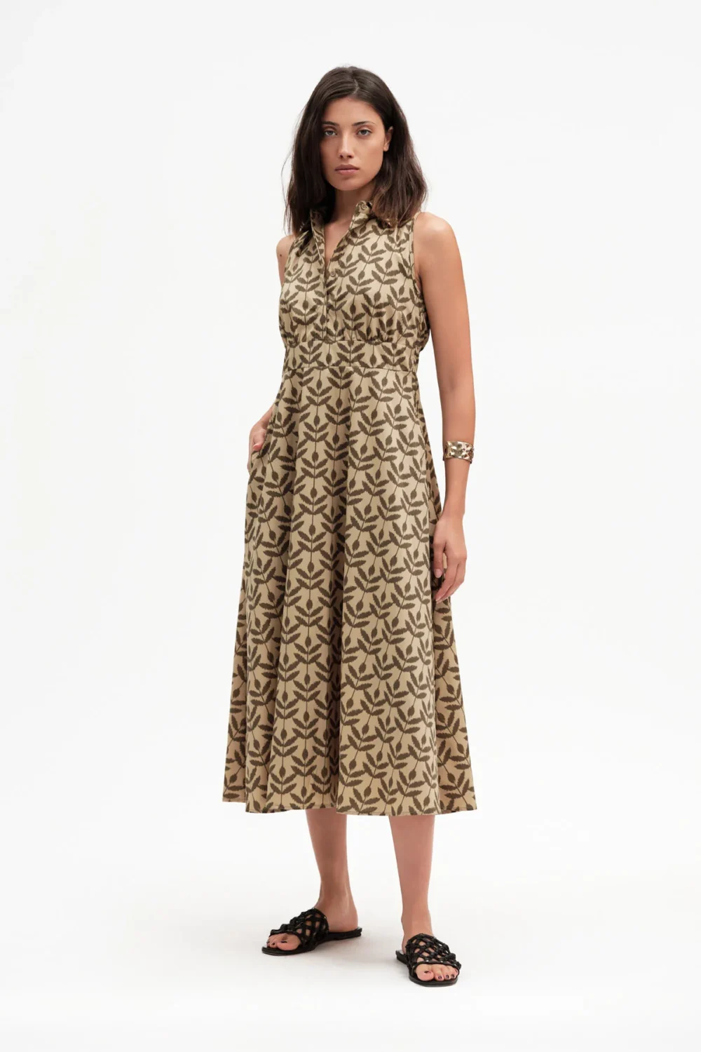 ABITO SMANICATO POPELINE FANTASIA – DGP8111