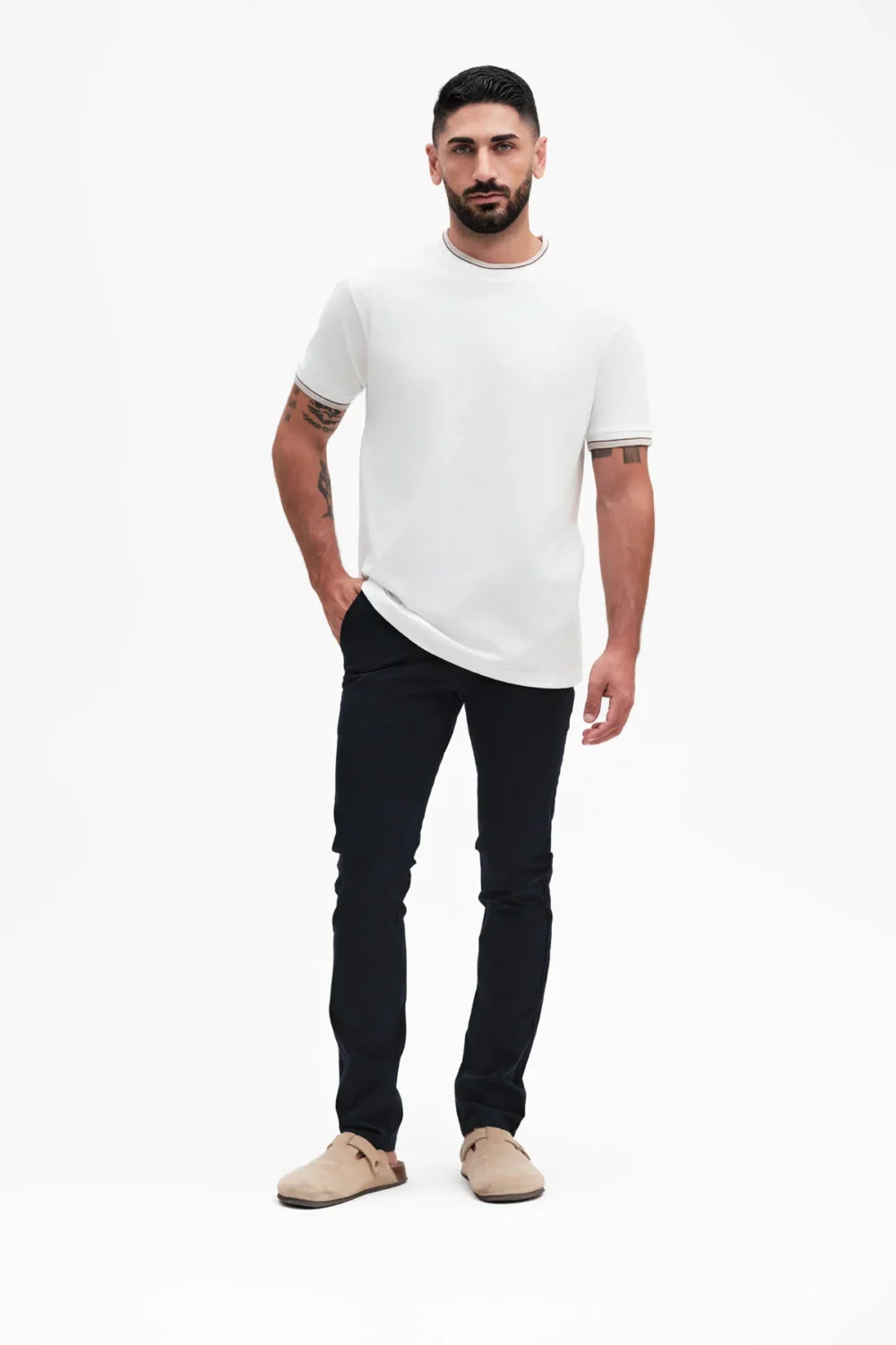 PANT TA TINTA UNITA GABARDINA SLIM FIT – UGP4550