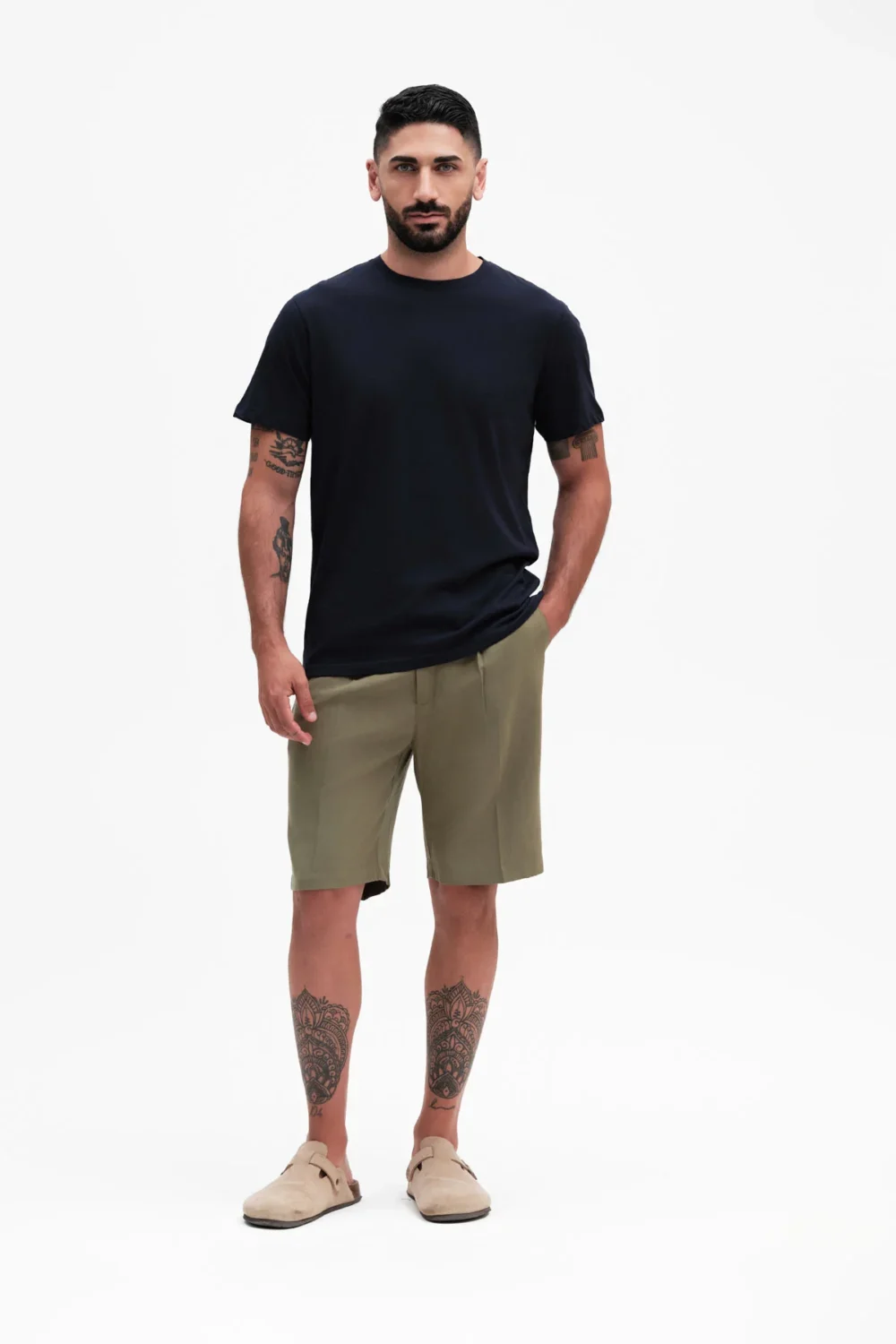 BERMUDA PANTALACCIO LINO VISCOSA – UGP4561