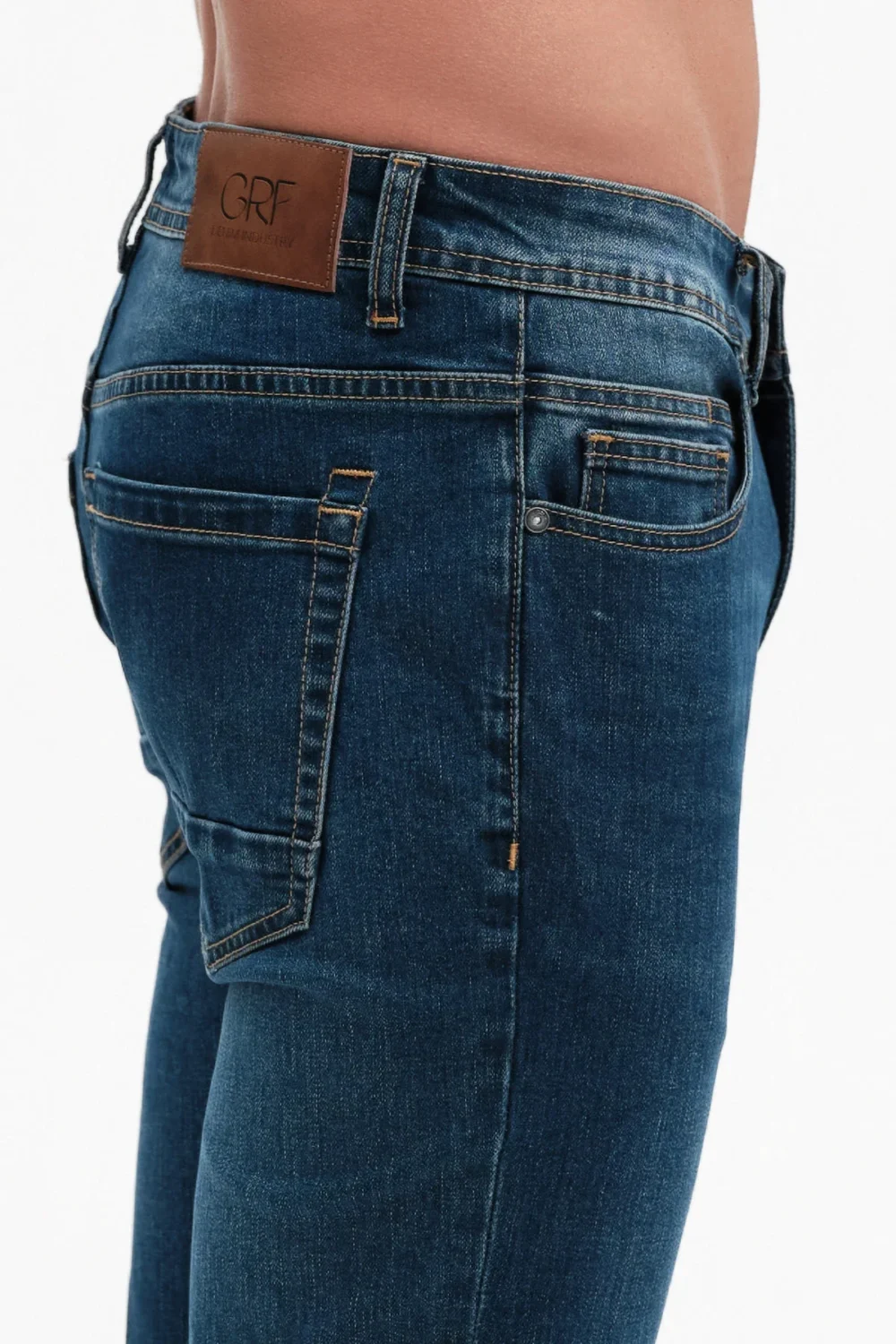 JEANS SLIM 5 TASCHE LAV SCURO – UGP4702