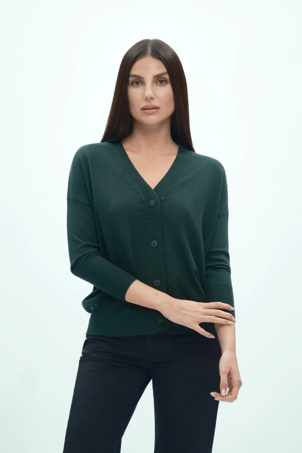 CARDIGAN OVER BASICO VISCOSA FIN 12 – DGF6914