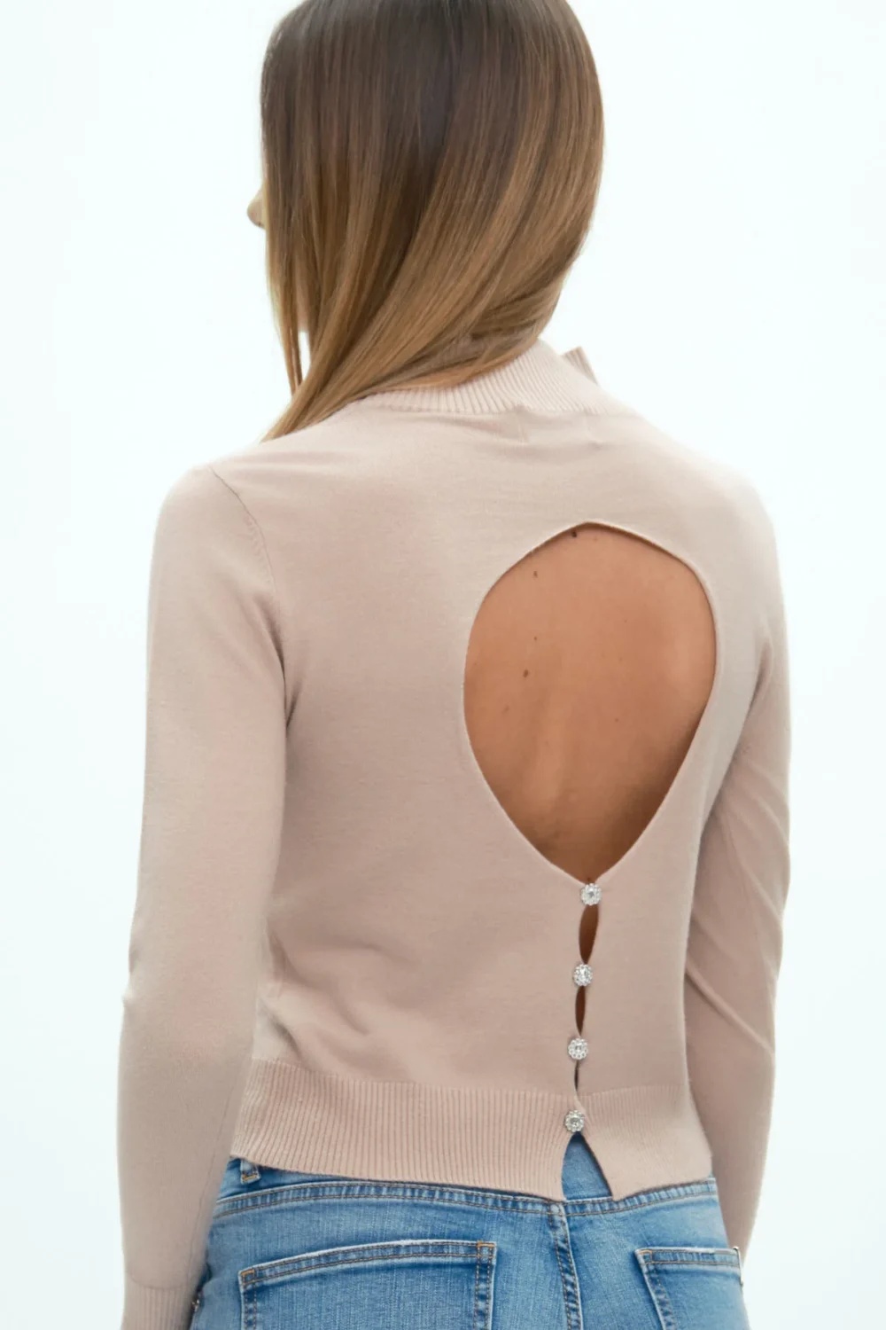 LUPETTO CON GOCCIA E STRASS VISCOSA FIN 12 – DGF6916