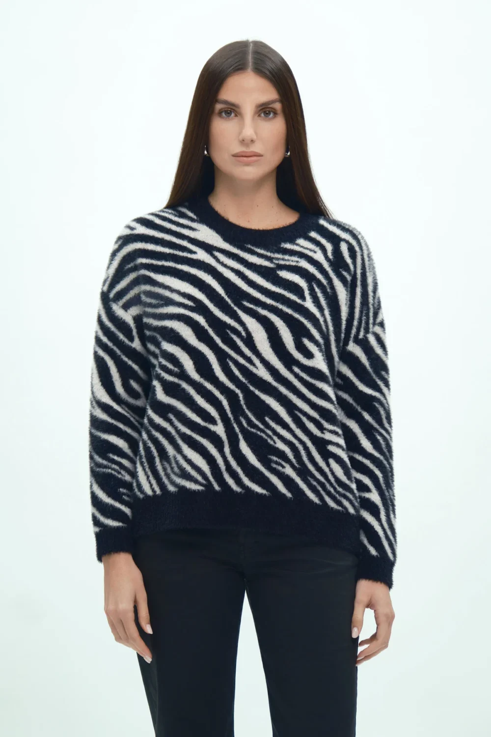 PARICOLLO ZEBRATO CON LUREX – DGF7002