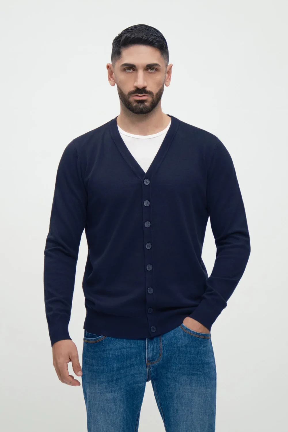 CARDIGAN BASICO VISCOSA FIN 12 – UGF4008