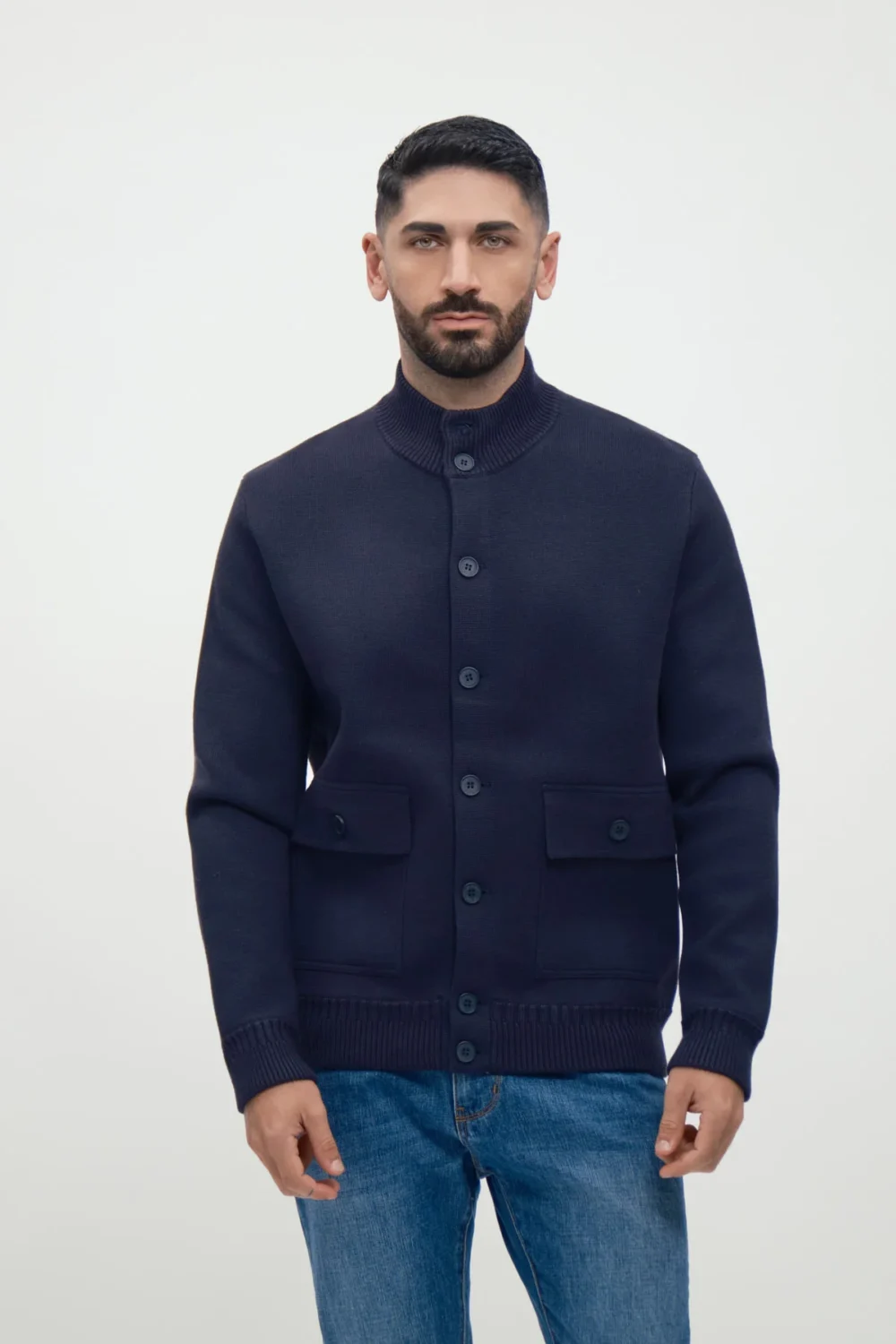 BOMBER IN MAGLIA VISCOSA FIN 7 – UGF4013