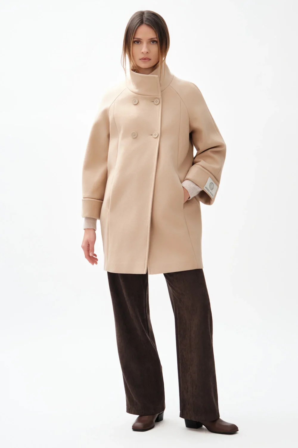 CAPPOTTO DOPPIO PETTO MISTO LANA – DGF6824