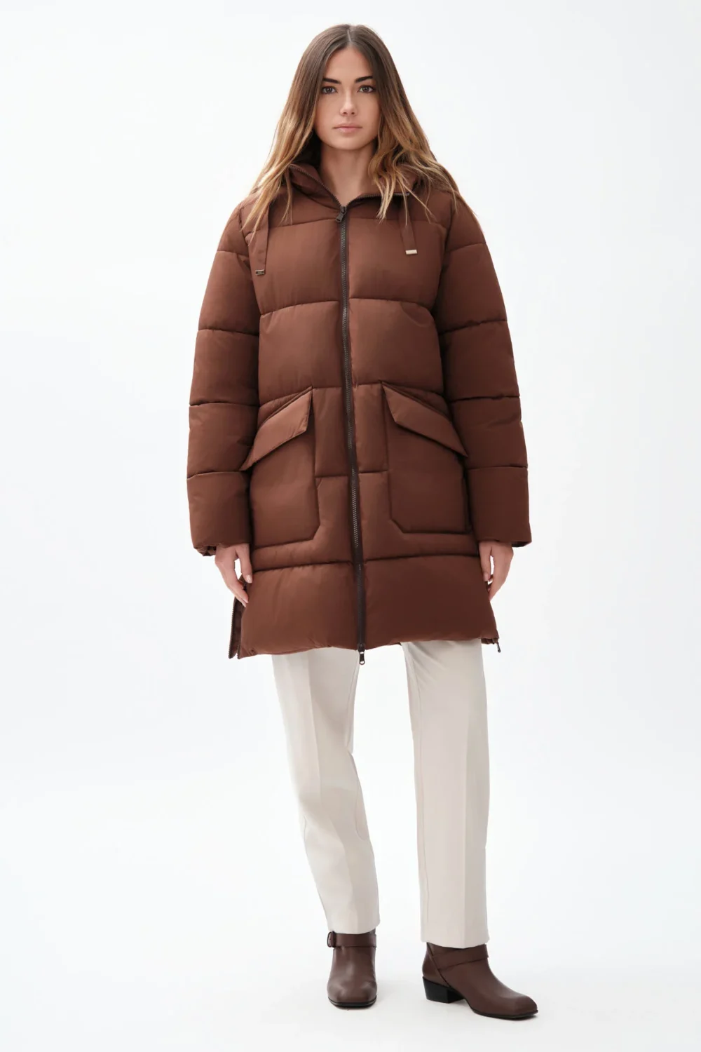 GIUBB LUNGO CON TASCONI NYLON JACKET – DGF6828